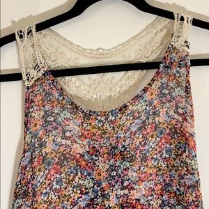 Sheer tank top size 15/17